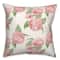 Pink Hydrangea Pattern 18" x 18" Throw Pillow